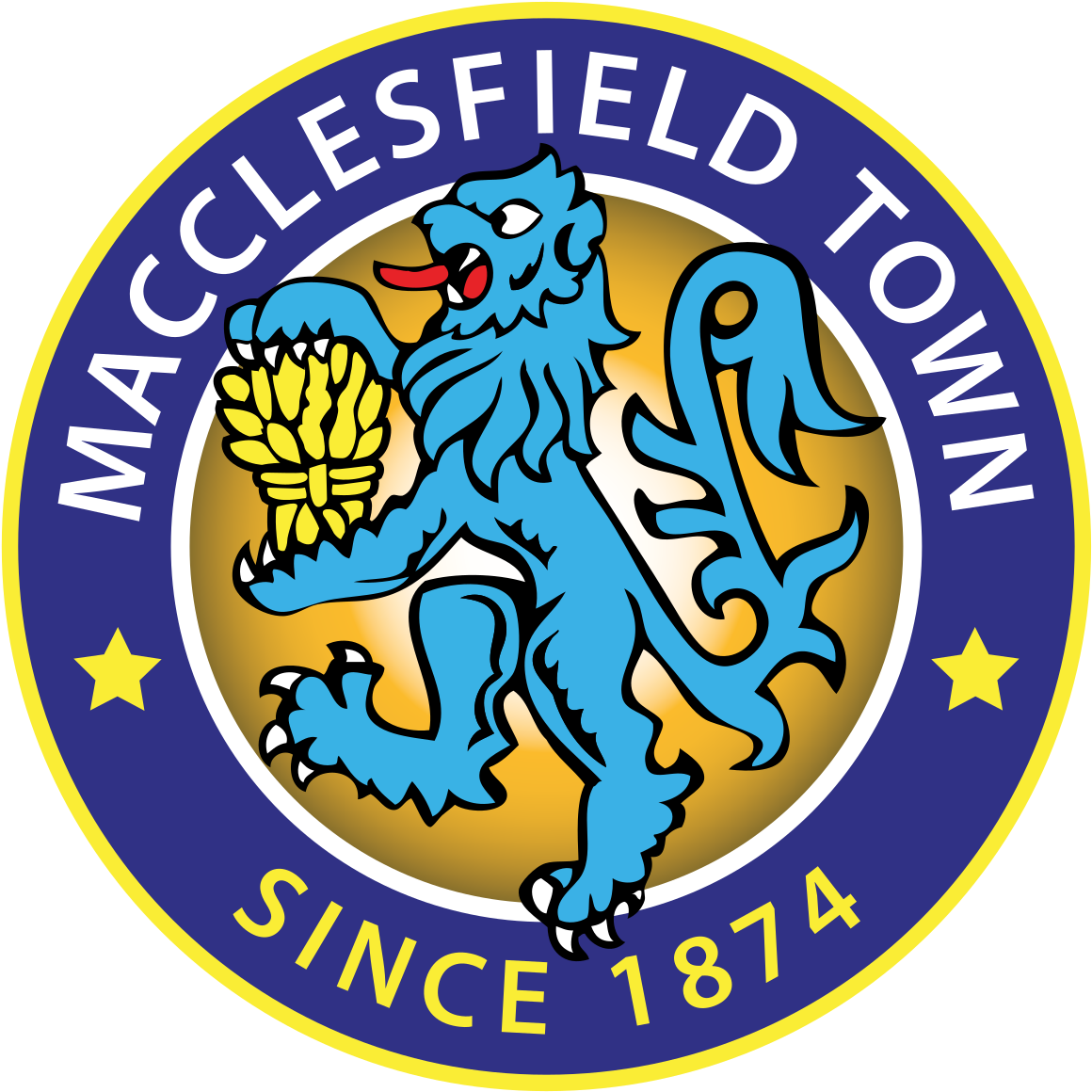Macclesfield Town Fc - Os Melhores Escudos De Times Do Mundo (1200x1200), Png Download