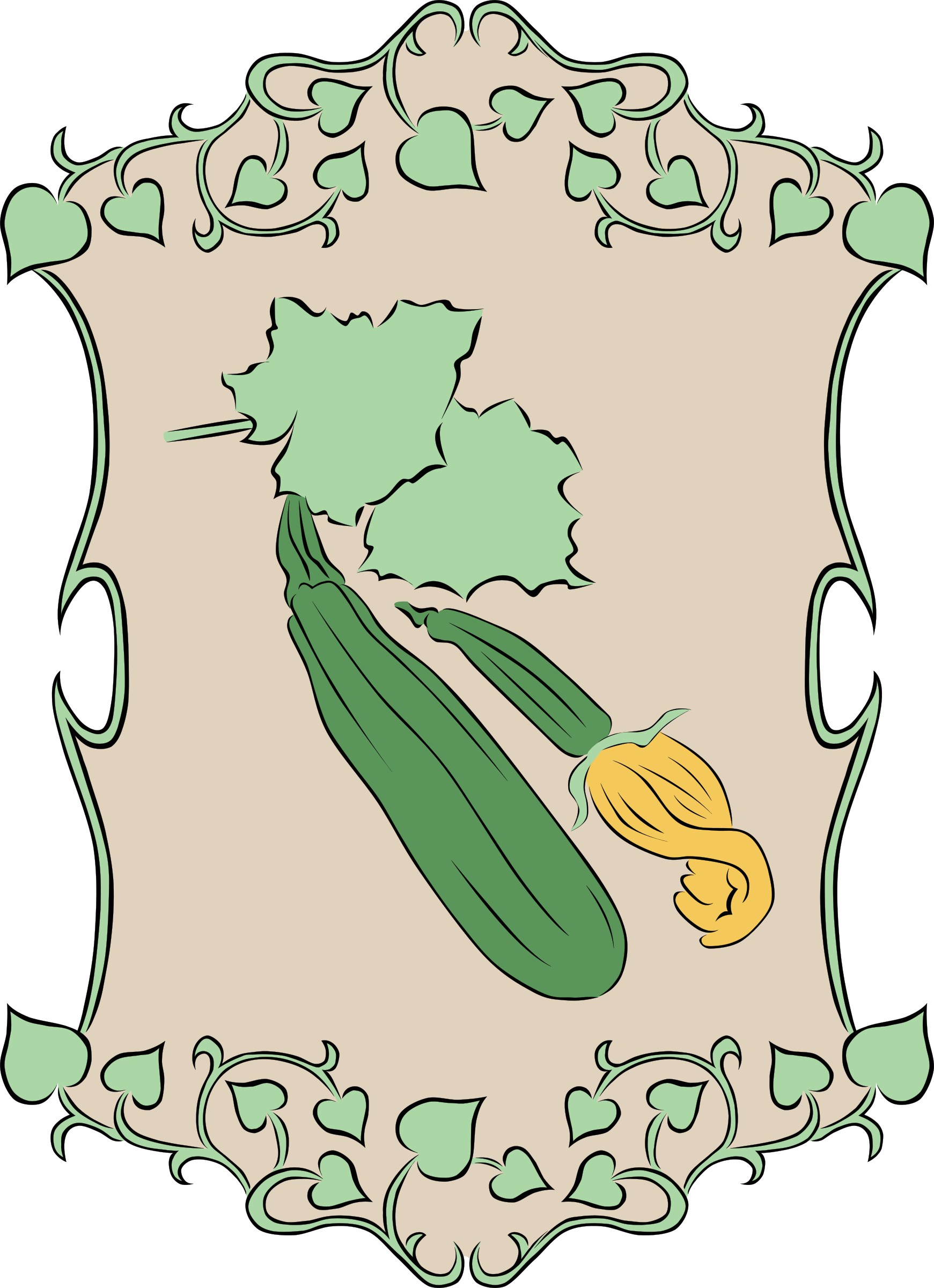 This Free Icons Png Design Of Garden Sign Zucchini (1741x2400), Png Download
