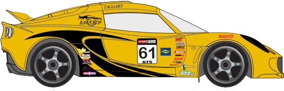 Lotus - Lotus Elise Pirelli World Challenge (606x200), Png Download