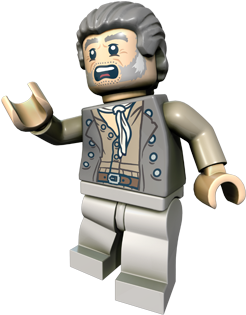 Lego Gibbs - Lego Pirates Of The Caribbean (341x360), Png Download