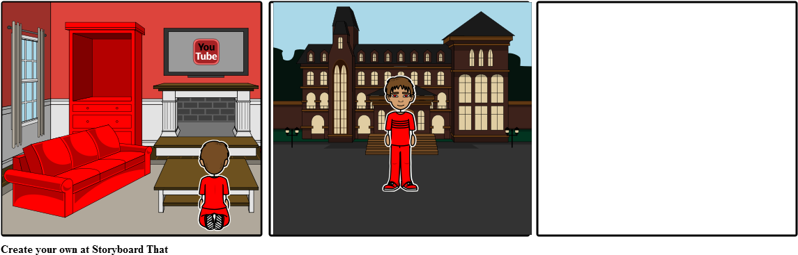 Youtuber - Cartoon (1164x385), Png Download