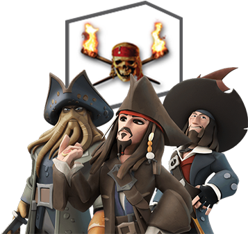Pirates Of The Caribbean - Disney Infinity 2.0 Disney Originals Power Disc - Jack (356x356), Png Download