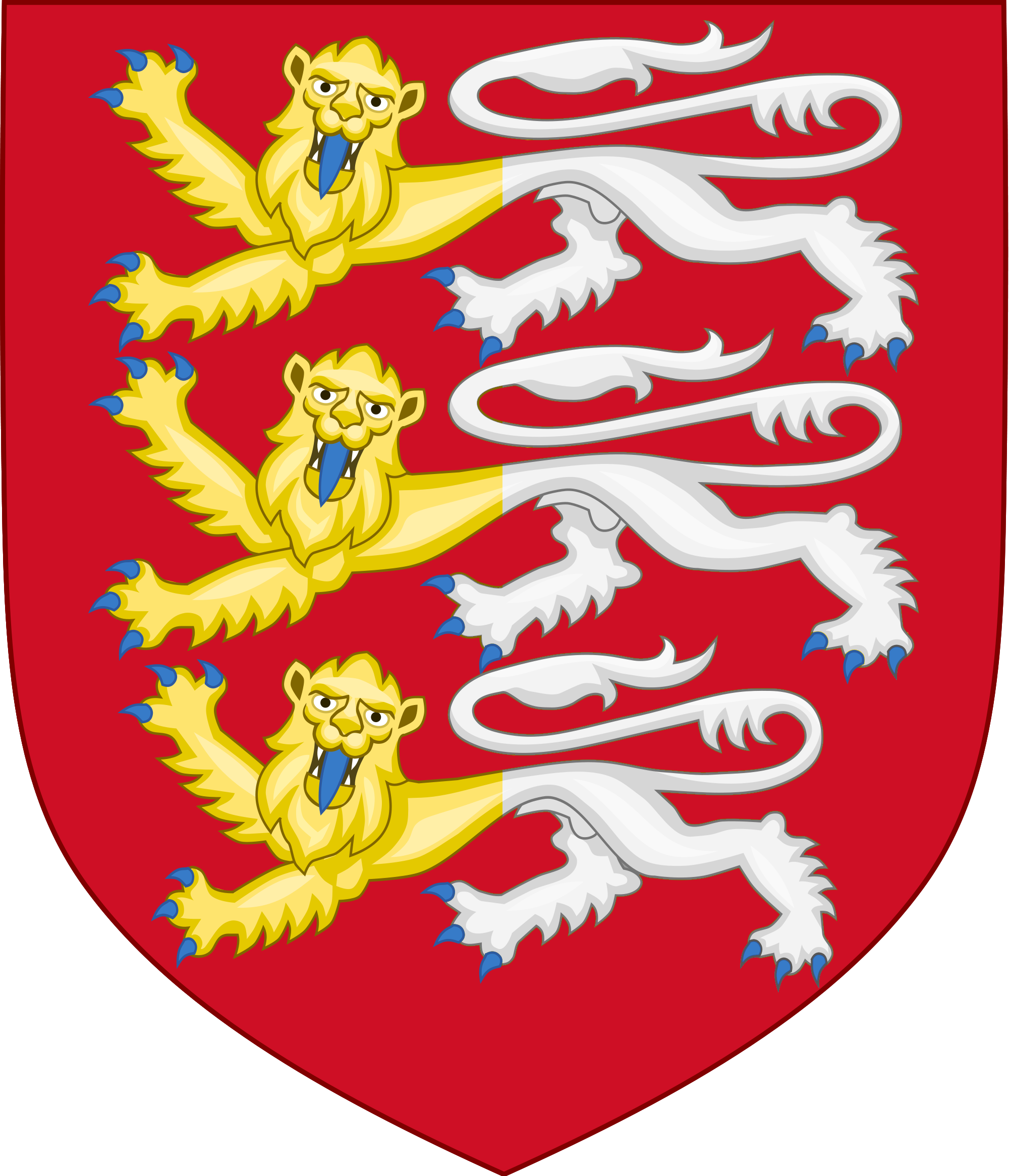 Arms Of Faversham Town Council - Escudo Y Bandera De Inglaterra (2000x2332), Png Download