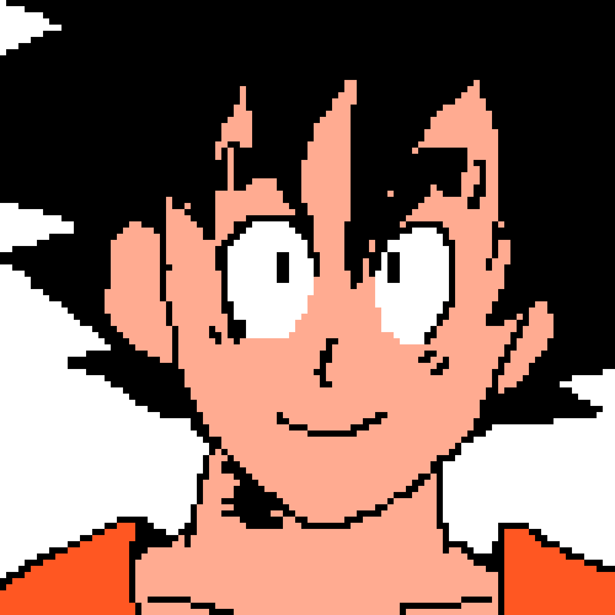Kid Goku Portrait - Cartoon (1200x1200), Png Download