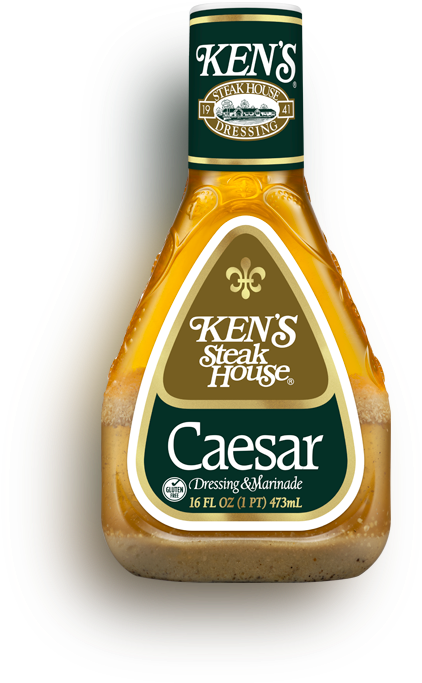 Zucchini Chips With Caesar & Yogurt Dip - Ken's Steak House Dressing & Marinade, Caesar - (530x736), Png Download