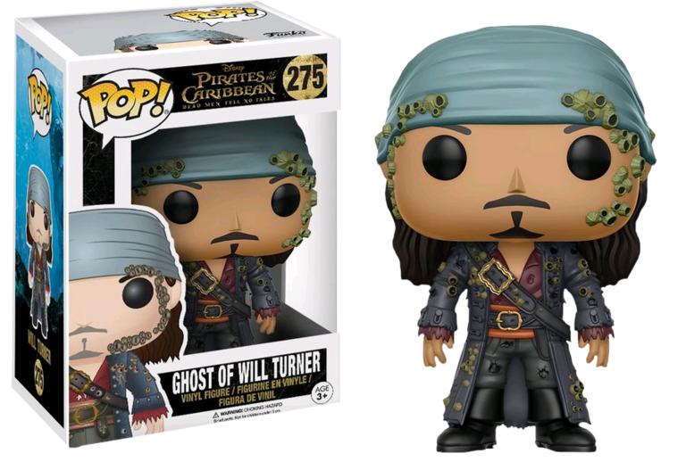 Pirates Of The Caribbean - Ghost Of Will Turner Pop (768x527), Png Download