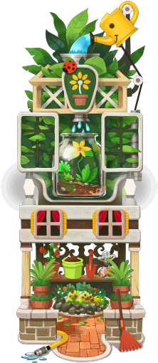 Business Gardening Shop Level 3 - Cartoon (238x509), Png Download