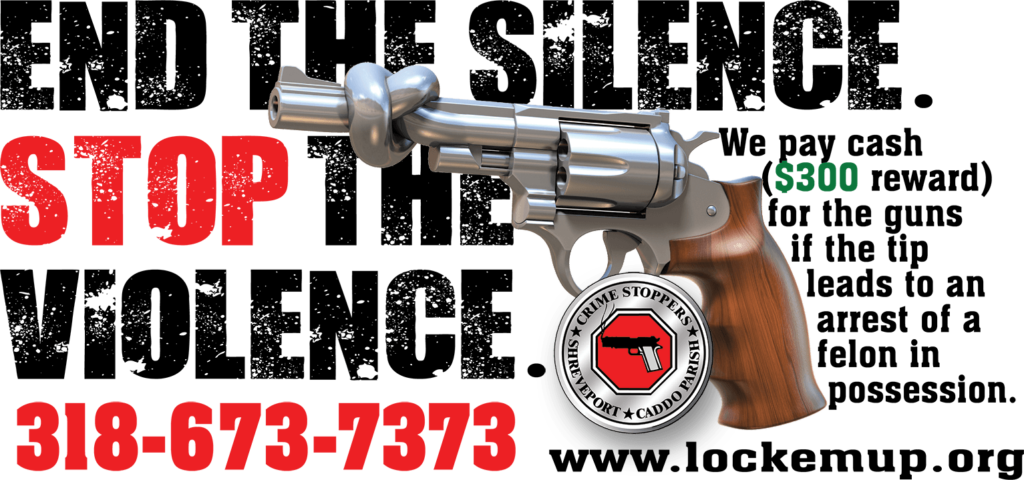 End The Silence, Stop The Violence - Crime Stoppers Shreveport (1024x480), Png Download