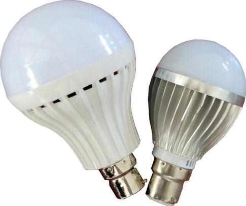 An Led Lamp Is A Light-emitting Diode Product Which - Electric Led Bulb Png (485x406), Png Download