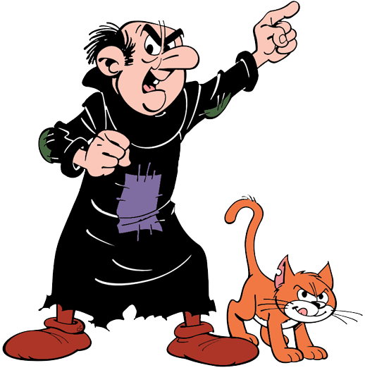 Smurfs Gargamel (518x525), Png Download