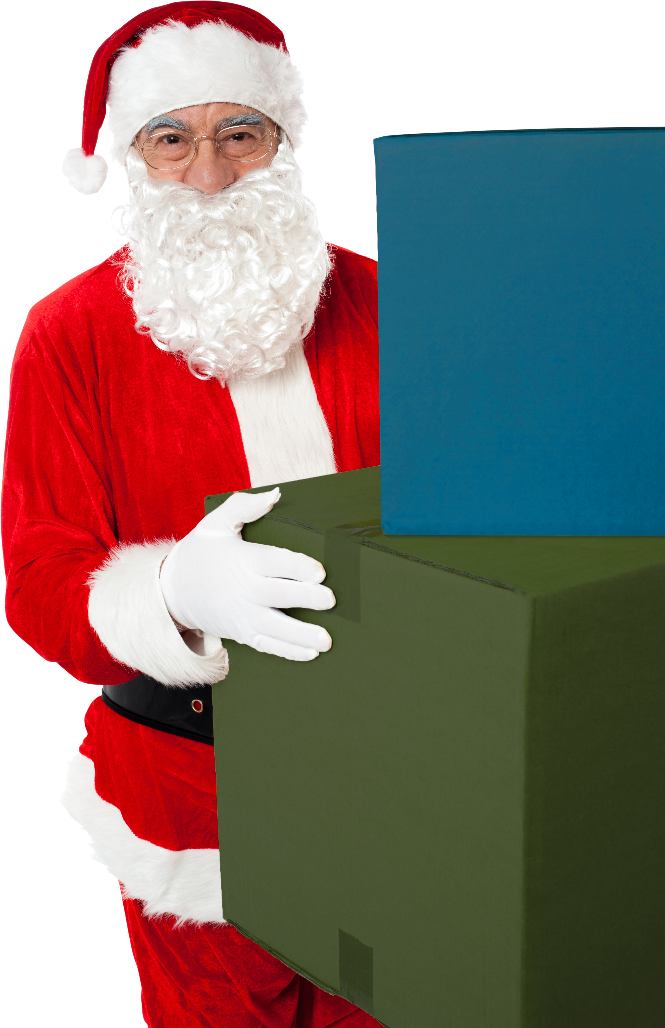 Santa Claus With Gifts - Santa Claus (2832x4256), Png Download