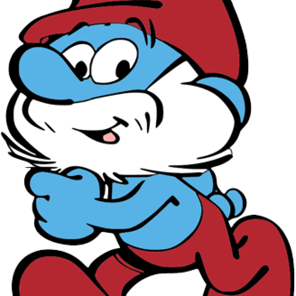 Smurf Clipart Smurfs The Lost Village Clip Art Cartoon - Dibujos De Los Pitufos (1024x1024), Png Download