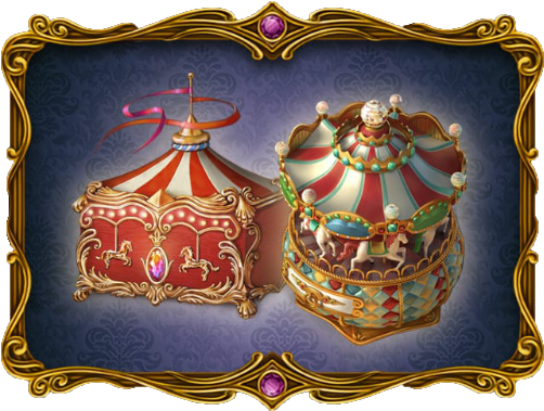 Magician's Gifts Chest And Merry Go Round Casket - Magician (524x410), Png Download
