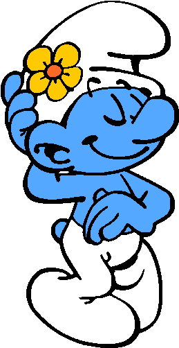 Smurfs Clipart Vanity - Vanity Smurf (276x520), Png Download