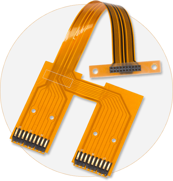Flex Printed Circuits - Flexible Electronics (572x600), Png Download