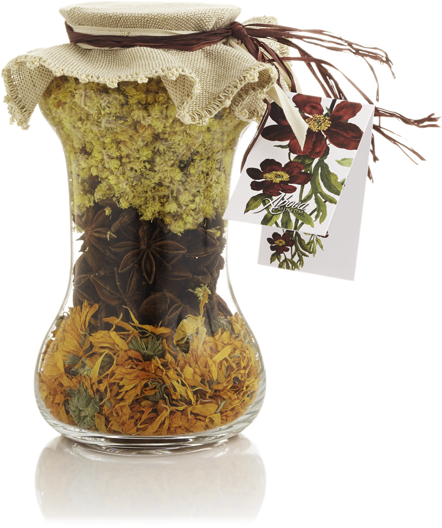 Large Glass Jar With Dry Herbs - Dried Herbs Png Transparent (1280x1280), Png Download