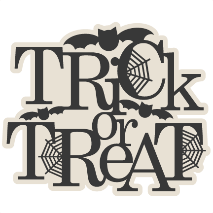 Trick Or Treat Png Free Download - Trick Or Treat Word Clipart (432x432), Png Download