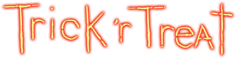 Trick R Treat Logo - Trick Or Treat Png (800x310), Png Download