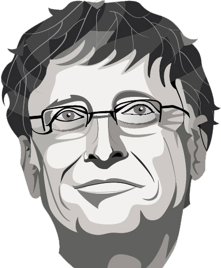 Transparent Bill Gates Png (561x579), Png Download