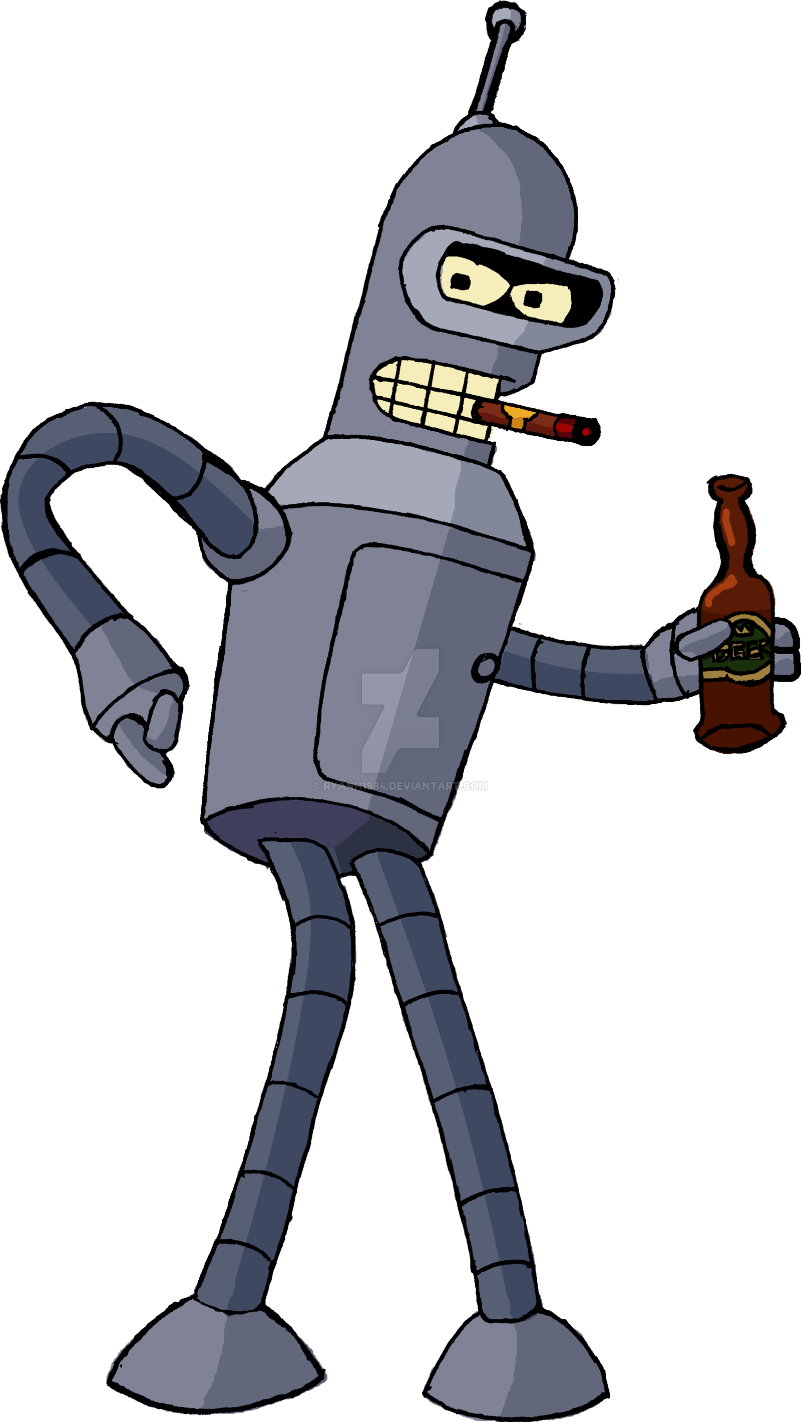 Bender Png Transparent Image - Bender Transparent (1600x2839), Png Download