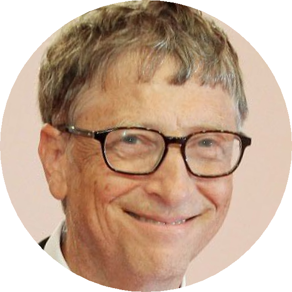 Billgates - Senior Citizen (600x600), Png Download