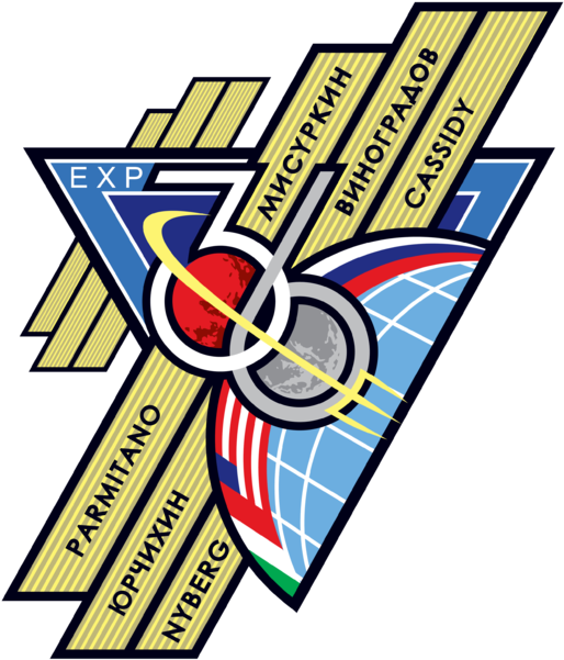 Iss Mission 36 Mission Patch - Iss Expedition Patches (571x600), Png Download