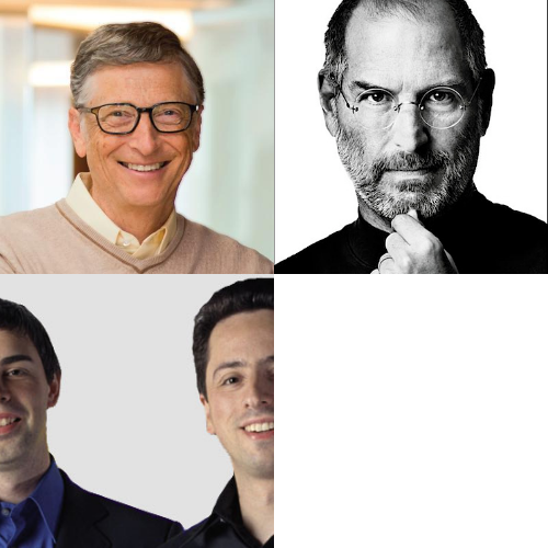 5 Dec - Bill Gates As Transformational Leader (500x500), Png Download
