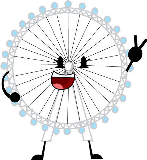 London Eye Clipart Png - High Swings At Six Flags Vallejo (487x525), Png Download