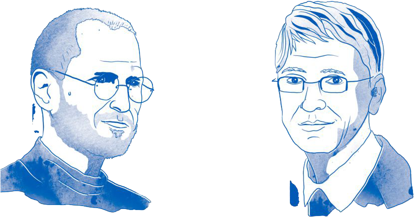 Steve Wozniak Explica La Diferencia Entre Steve Jobs - Sketch (840x485), Png Download
