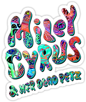 Miley Cyrus & Her Dead Petz " Stickers By Ultramer - Miley Cyrus & Her Dead Petz (375x360), Png Download