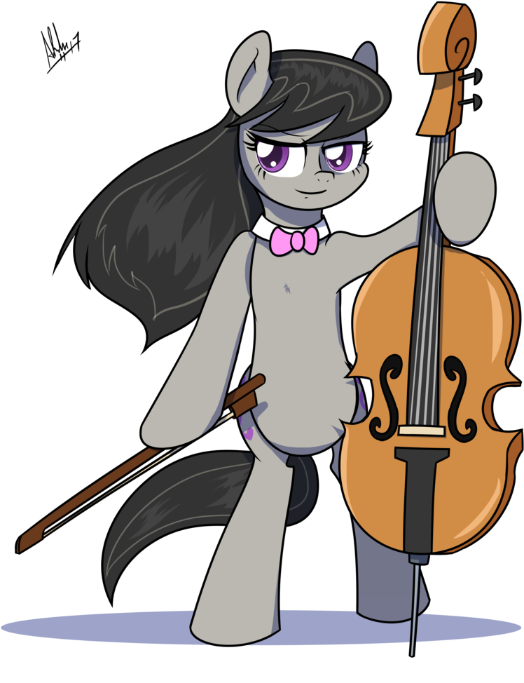 Absurd Res Artist Anirichie Art Bipedal Bow Instrument - Cello (805x1024), Png Download