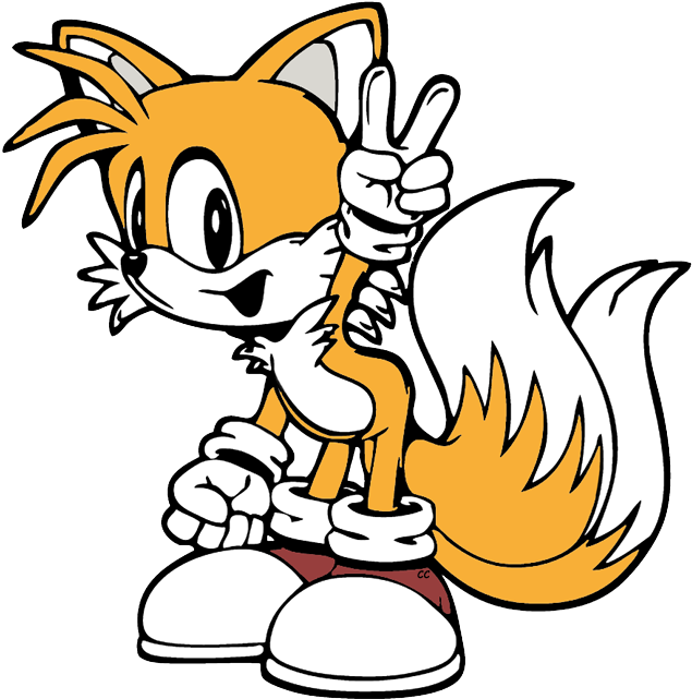 Tail Clipart Sonic Tail - Sonic Advance 3 Tails (643x651), Png Download