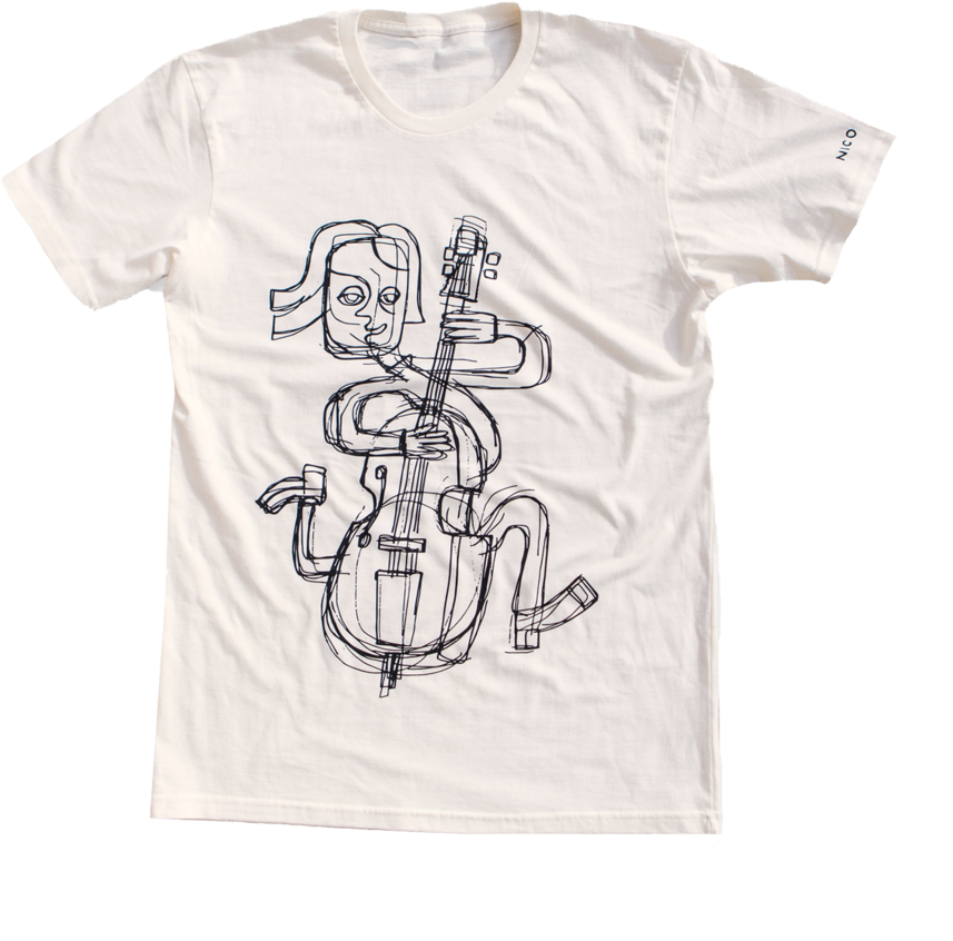 Cello Tee (1000x1000), Png Download
