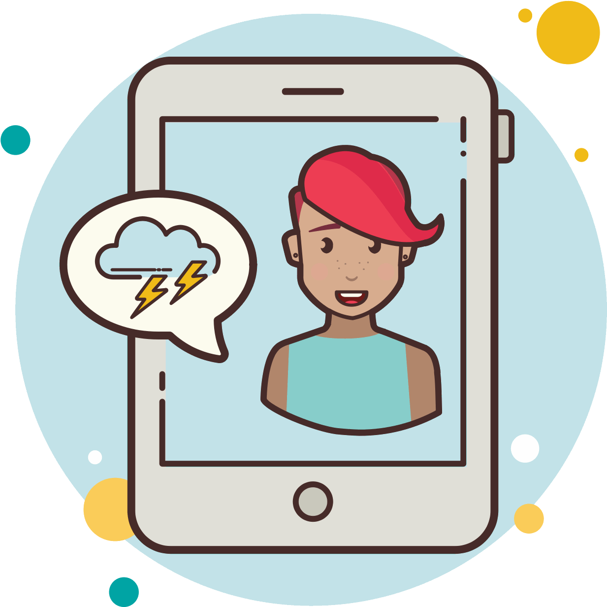 Ipad Storm Icon - Painting (1600x1600), Png Download