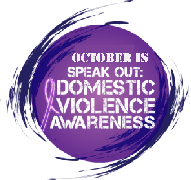 October Is Domestic Violence Awareness Month - Domestic Violence Month Png (625x625), Png Download