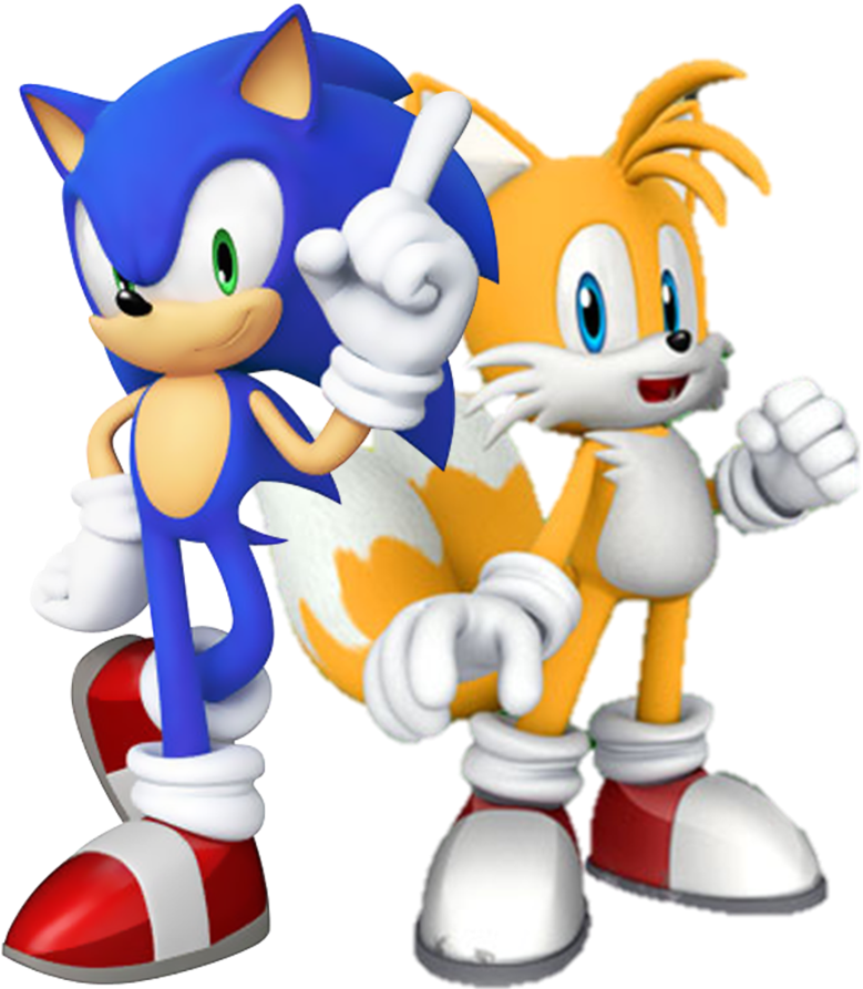 Graphic Library Stock Image Sonic And Tails Clipartfox - Sonic And Tails (894x894), Png Download