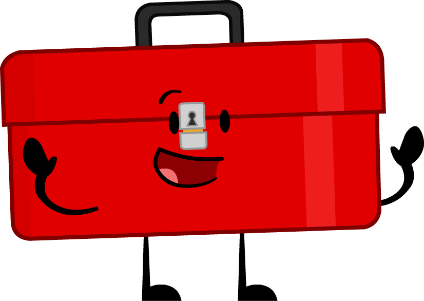 Toolbox Pose - Object Saga Tool Box (826x586), Png Download