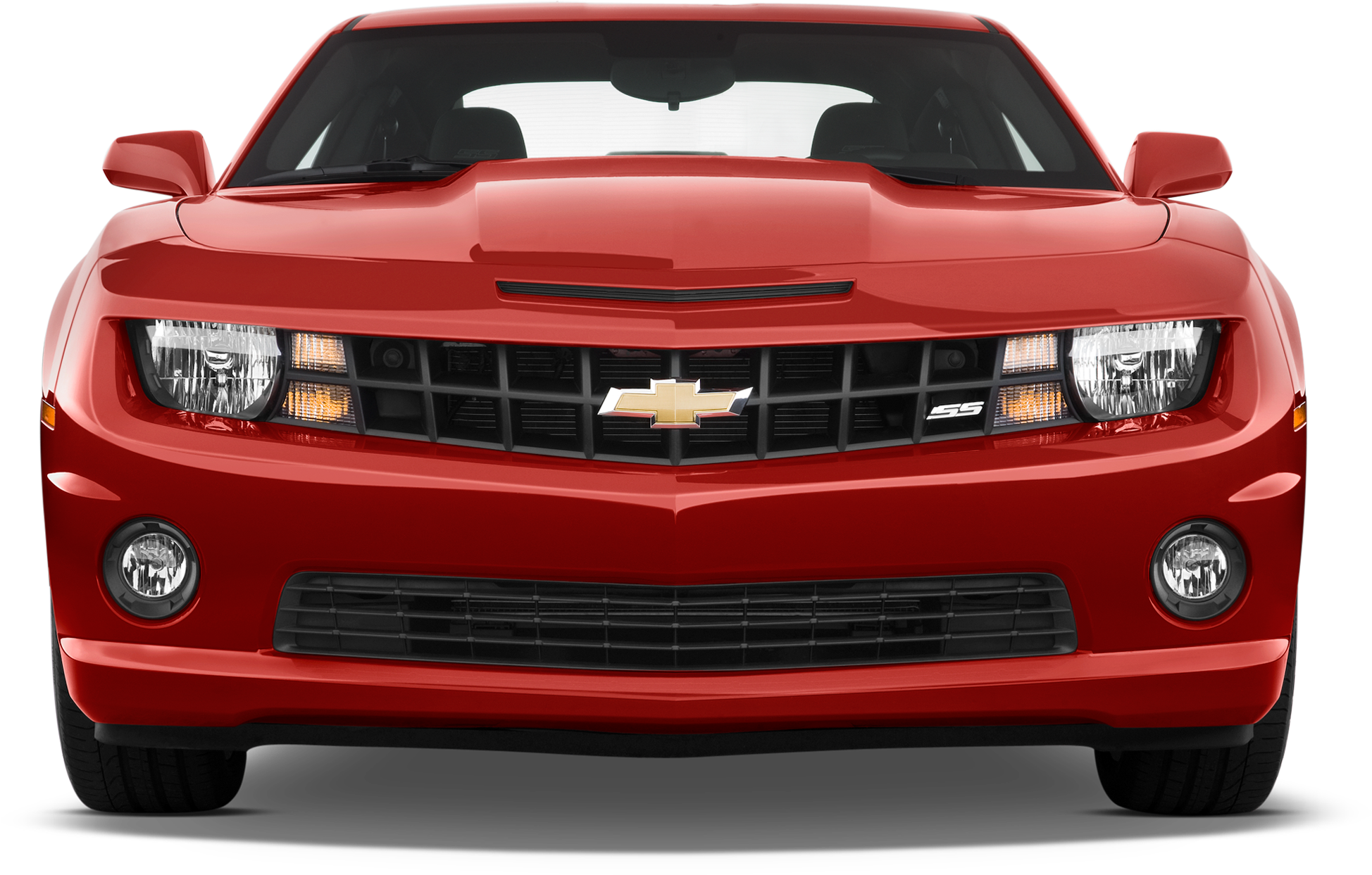 Lamborghini Drawing Camaro - 2010 Chevy Camaro Front (2048x1360), Png Download