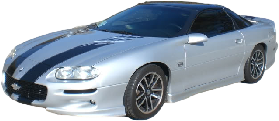 1993 Camaro Silver (555x248), Png Download