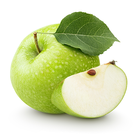 Buy Green Apples In Krabi - Cut Green Apple Png (500x467), Png Download