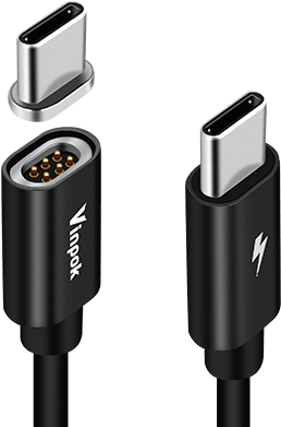 Magnetic Usb C Macbook Pro (600x400), Png Download