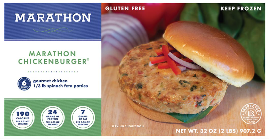 Marathon Chicken Burgers - Devanco 2:1 Chicken Patties (1059x1059), Png Download
