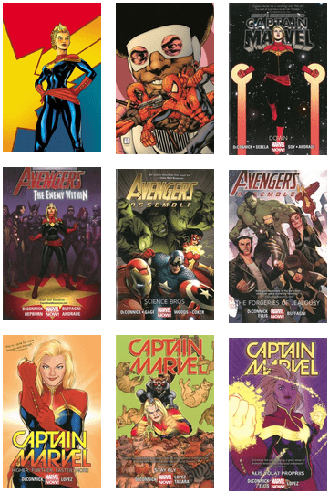 Captain Marvel By Kelly Sue Deconnick - Avenging Spider-man: The Good, The Green (436x585), Png Download