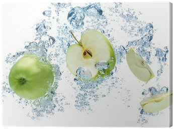 Manzana Verde Con Agua (400x400), Png Download