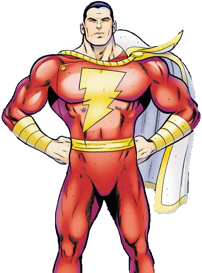 Captain Marvel Male - Shazam!: Monster Society Of Evil [book] (400x539), Png Download