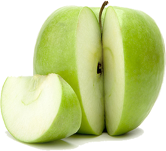 I Begin By Cutting My Apples Into Quarters And Placing - Green Apple Fruit (500x374), Png Download