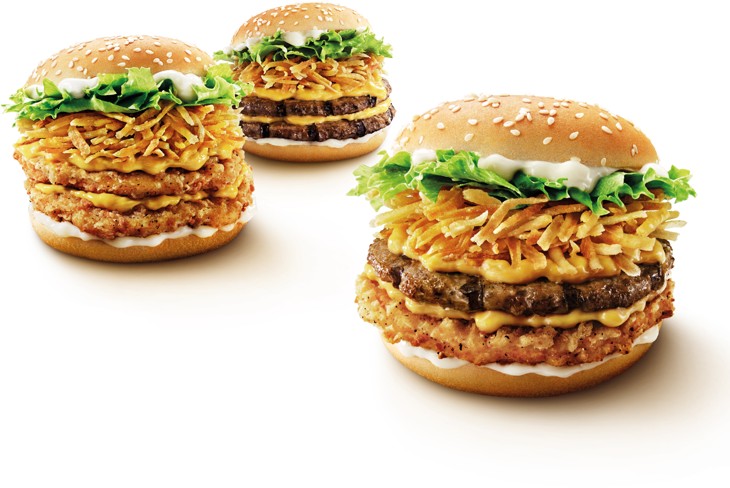 Burger King Malaysia's Latest Blockbuster Deals Inspired - 3d Hamburger Png (1512x1083), Png Download
