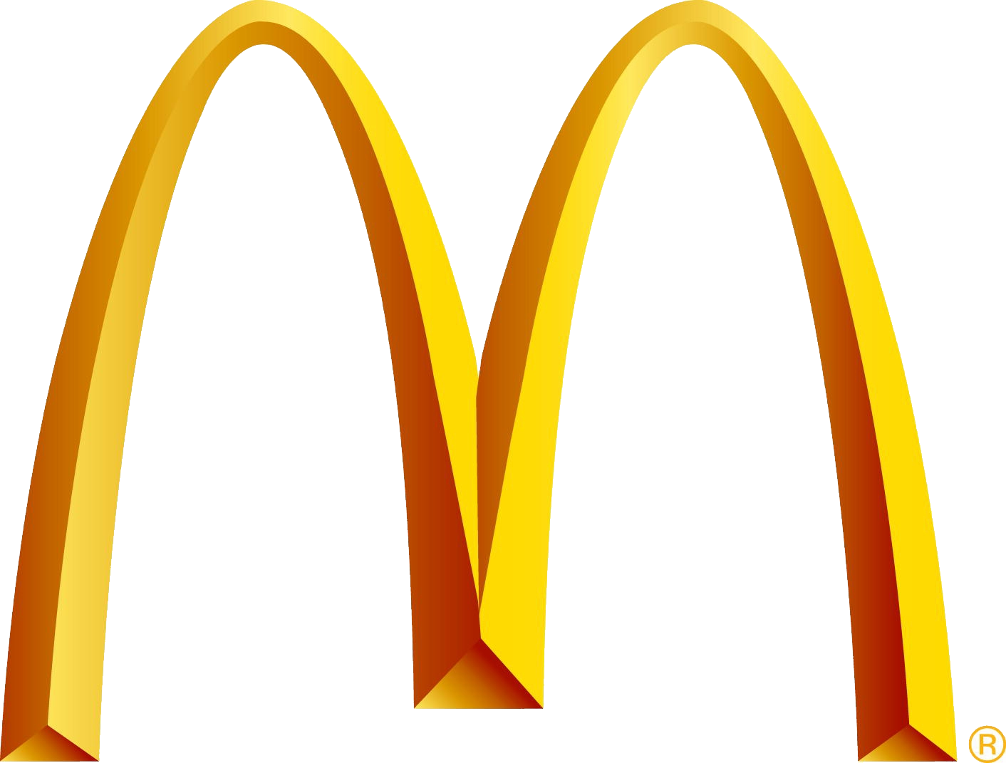 Mcdonald's Logo Png - Mcdonald's Golden Arches (1412x1071), Png Download