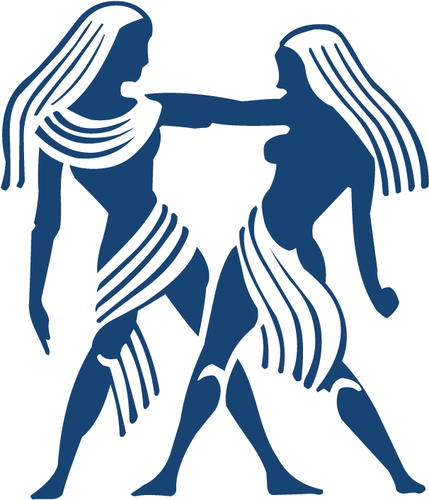 Dibujo Signos Del Zodiaco Geminis (947x947), Png Download