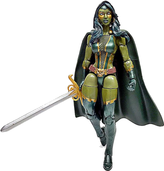 Gamora Transparent Png - Marvel Legends Gamora Entertainment Earth (584x587), Png Download